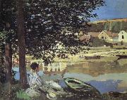 Claude Monet, Au Bord de l-Eau,Bennecourt
